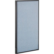 Interion® Office Partition Panel, 24-1/4"W x 42"H, Blue