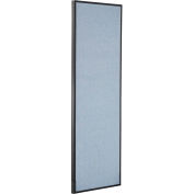 Interion® Bureau cloison panneau, 24-1/4" W x 72" H, bleu