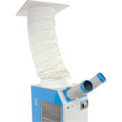 Kit de conduits de plafond de 16 pouces pour climatiseurs industriels portables mondiaux, 8 'L