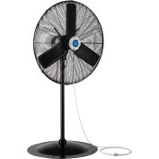 Global Industrial™ 30" Pedestal Misting Fan - Outdoor Rated - Oscillating - 8400 CFM - 3/10 HP