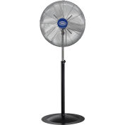 Global Industrial™ 24" Deluxe Oscillating Pedestal Fan, 3 Speed, 7,525 CFM, 300W, 1/2 HP