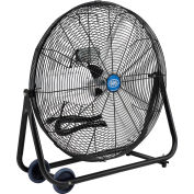 Global Industrial™ 24" Tilt Floor Fan - Portable - Direct Drive - 7700 CFM - 1/4 HP