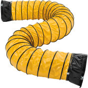Global Industrial™ Flame Retardant Flexible Duct For 16" Fan, 16'L, Yellow