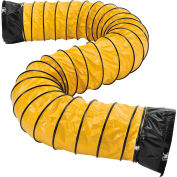 Global Industrial™ Conduit flexible ignifuge pour ventilateur de 16 », 16'L, jaune