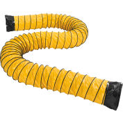 Global Industrial™ Conduit flexible ignifuge pour ventilateur de 16 », 32'L, jaune