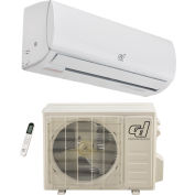 Ductless Air Conditioner Inverter Split System w/ Heat, Wifi Enabled, 9,000 BTU, 20 SEER, 115V