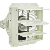 Continental Dynamics® ventilateur d’échappement résistant à la corrosion de 12 pouces, 1 vitesses, 1/8 HP, monophasé
