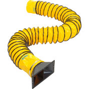 Global Industrial® 8" Dia. Air Outlet Duct Kit For Global Industrial Air Scrubber, 16'L