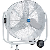 Global Industrial™ 36" Outdoor Rated Mobile Tilt Drum Blower Fan, 2 Speed, 12,241 CFM, 1/2 HP