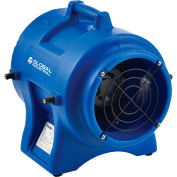 Ventilateur global industriel™ 8 » pour ventilateurs à espace confiné, plastique Rotomold, 1 vitesses, 1000 CFM, 1/3 HP