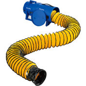 Ventilateur global industriel™ 8 » pour ventilateurs à espace confiné, conduit de 25', plastique Rotomold, 1000 CFM, 1/3 HP