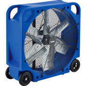 Ventilateur de soufflante industriel™ mondial de 28 pouces, plastique Rotomold, 6 000 CFM, 1/3 HP, 1 phases