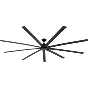 Global Industrial™ Ventilateur de plafond industriel 96 », moteur CC, 6 vitesses, 17018 CFM, noir