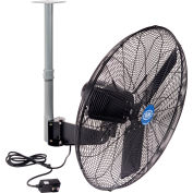 Ventilateur de montage de plafond industriel industriel Global Industrial™ 30 », 2 vitesses, 8 400 CFM, 3/10 HP