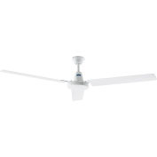 Global Industrial™ 60" Industrial Ceiling Fan, 4 Speed, 9150 CFM, 120V, White