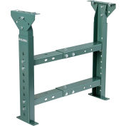 H-Stand Support for Global Industrial™ Conveyors, Adjustable Height & Width, 3000 lb. Cap.