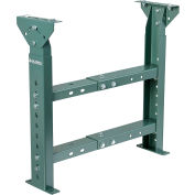 H-Stand Support for Global Industrial Conveyors, Adjustable Height & Width, 3000 lb. Cap.