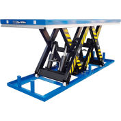 Global Industrial™ Power Parallel Double Scissor Lift Table, 98 « x 33 », 8800 Lb. Capacité