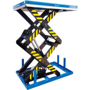 Global Industrial™ Power Double Scissor Lift Table, 51 » x 33 », 4400 Lb. Cap, 70 » Hauteur surélevée