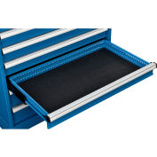 Global Industrial™ Drawer Mat for 36"Wx24"D Modular Drawer Cabinet, Noir