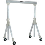 Global Industrial ™ Adjustable Height Aluminum Gantry Crane, 7'8"W x 7'8"-10'2"H, 2000 Lb. Cap.