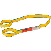 Global Industrial™Poly Web Sling, HD, Eye&Eye w/ Durable Edge, 6Ft L-3200/2500/6400 Lbs Cap