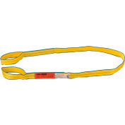 Global Industrial™Poly Web Sling, HD, Eye&Eye w/ Durable Edge, 8Ft L-3200/2500/6400 Lbs Cap