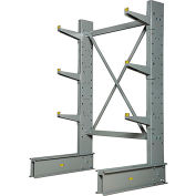 Démarreur de rack en porte-à-faux monoface Global Industrial™, robuste, lèvre 2 », 48 » L x 37 » P x 96"H