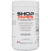 2XL Surface & Skin Safe NSF Shop Wipes, 70 Wipes Per Canister, 6 Canisters/Case