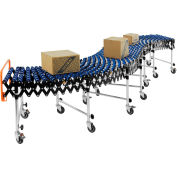 Global Industrial™ 6'2 » à 24'8"L Nylon Skate Wheel Conveyor, portable et extensible, 24 » W
