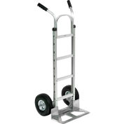 Global Industrial™ Aluminum Hand Truck - Double Handle - Pneumatic Wheels