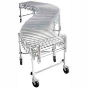 NestaFlex® RLS24012S Portable Flexible 24"W Roller Conveyor 200 Lb./Foot