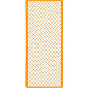 Global Industrial™ Machinery Wire Fence Partition Panel, 2'W, Yellow
