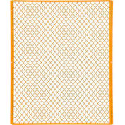 Global Industrial™ Machinery Wire Fence Partition Panel, 4'W, Yellow