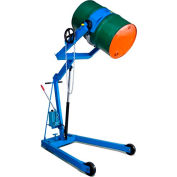 Morse® Mobile Drum Lift and Tilt 400A72 72" High for 55 Gal Drum - Pull Chain Rotation