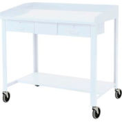 Global Industrial™ 5" Polyurethane Caster Set For Extra-Wide Shop Desks