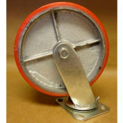 Roulettes polyuréthane 8 x 2 pour Global Industrial™ Self-Dumping - Low Profile Hoppers