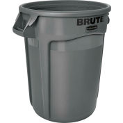 Rubbermaid brute® 2643-60 poubelle conteneur w/ventilation canaux, 44 gallons - Gray