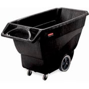 Rubbermaid® Utility Duty Structural Foam Plastic Tilt Truck, 3/4 Cu. Yd. Cap, 600Lbs. Cap,Black