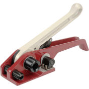 Pac Strapping Tensioner for Up to 3/4" Strap Width Polypropylene & Polyester Strapping, Black & Red