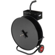 Global Industrial Strapping Cart For Polypropylene & Steel Strapping, Fits 8" & 16" Cores