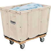 Global Industrial™ Canvas Basket Truck, 8 Bushel Capacity, Assemblé