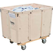Global Industrial™ Basket Bulk Truck, Canvas, 12 Bushel Capacity