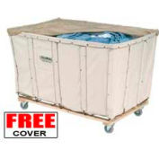 Global Industrial™ Panier Bulk Truck, Toile, 24 Bushel Capacity