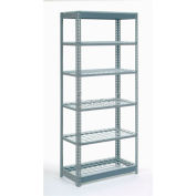 Global Industrial™ Heavy Duty Shelving 48"W x 18"D x 60"H With 6 Shelves - Wire Deck - Gray