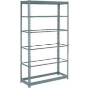 Global Industrial™ Heavy Duty Shelving 48"W x 12"D x 96"H With 6 Shelves - No Deck - Gray