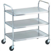 Vollrath® 97106 - Chariot d’étagère en acier inoxydable, KD, capacité de 500 lb, 40-1/2"D x 21"W x 36-1/2"H