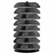 Durham 34" Diameter Rotabin® Revolving Parts Storage Shelving Center 1308-95 - 8 Shelves