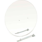 Round Acrylic Convex Mirror, Indoor, 26" Dia., 160° Viewing Angle