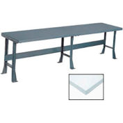 Global Industrial™ Production Workbench w / Laminate Square Edge Top, 144"W x 36"D, Gray